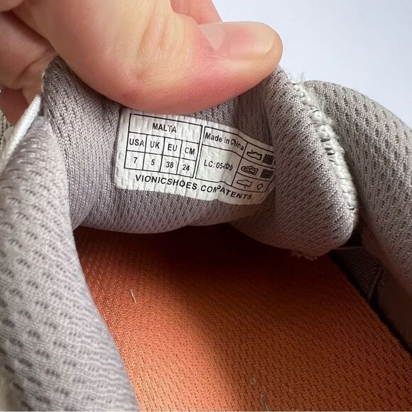 Vionic White Knit Sneakers - Picture 9 of 9